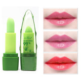 Buy Waterproof Natural Aloe Vera Temperature Colour Changing Lip Balm