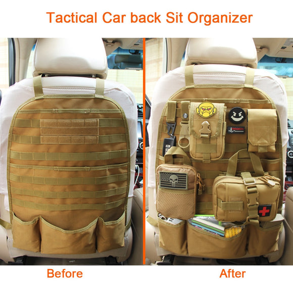 Buy Tactical Car Back Seat Organizer Multi-function